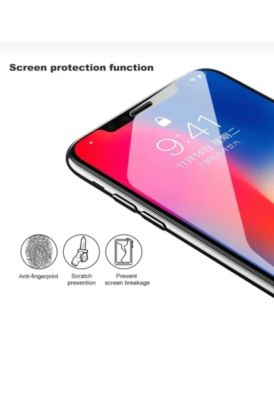 kens teknoloji Iphone 11 Ekran Koruyucu Tam Kaplayan Iç Kulaklık Filtreli Antistatik Cam ürün görseli 1