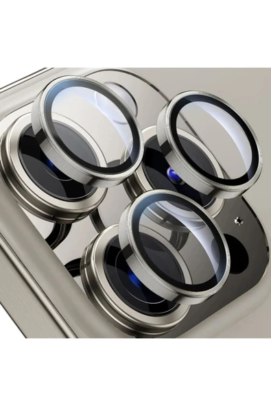 kens teknoloji Iphone 15 Pro Uyumlu Kamera Koruyucu Safir Cam ürün görseli 1