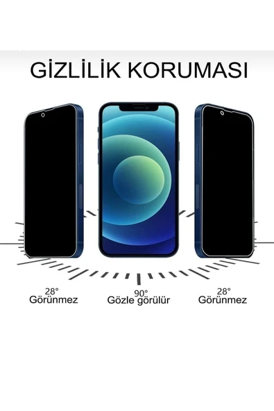 kens teknoloji iphone 13 PROMAX hayalet cam iç kulaklık filtreli antistatik ekran koruyucu ürün görseli 1