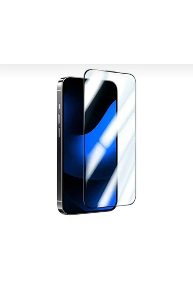 kens teknoloji İphone 12 PRO tam kaplayan iç kulaklık filtreli antistatik özellikli cam ekran koruyucu ürün görseli 1