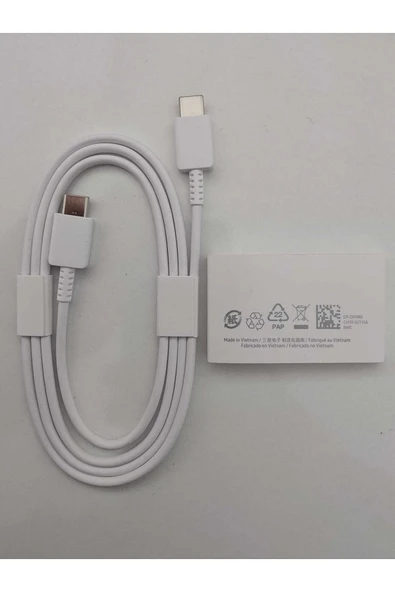 Samsung Galaxy Şarj Kablosu 45w 5a Kadar Destekli Çift Taraf Type C %100 Orjinal Ep-dn980 ürün görseli 1