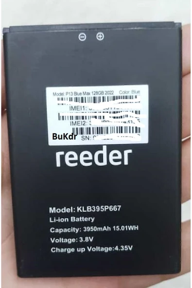 Reeder Gmr Reeder P13 Blue Max 2022 Batarya Pil ürün görseli 1