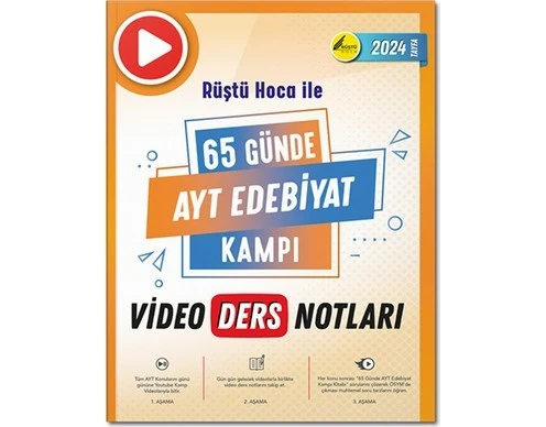 65 Günde AYT Edebiyat Video Ders Notları ürün görseli 1