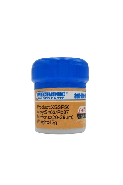MECHANIC KREM SIVI LEHİM SOLDER PASTE 42 GR XGSP50 183 DERECE ürün görseli 1