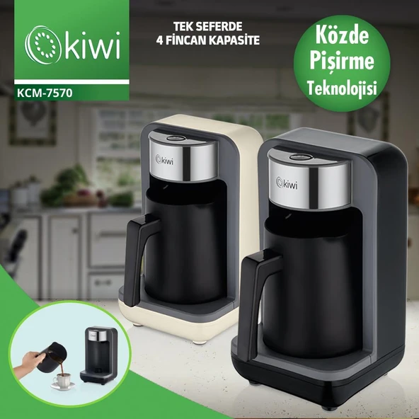 KIWI KCM 7570 OTOMATIK TURK KAHVE MAKINASI ürün görseli 1