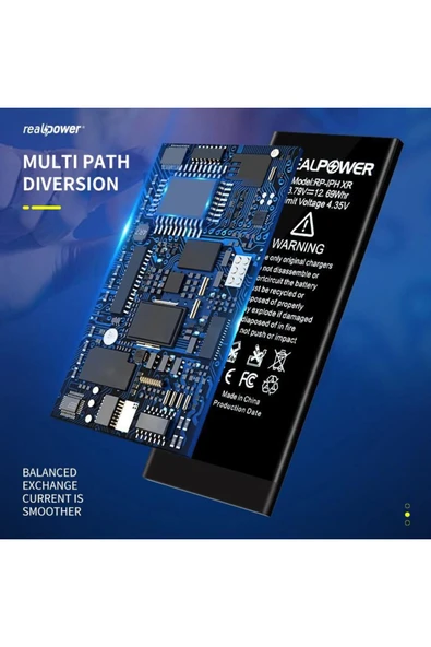 realpower İPHONE 11 PRO UYUMLU GÜÇLENDİRİLMİŞ BATARYA - Resim 2