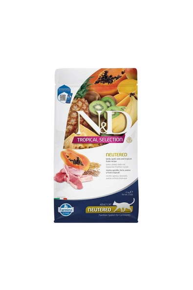 N&D Tropical Kuzulu Kısır Kedi Maması 1.5 Kg ürün görseli 1