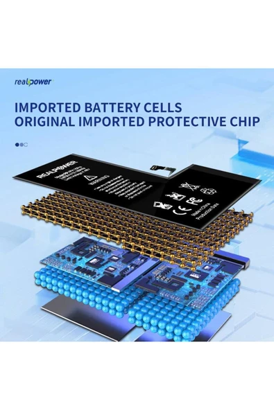 realpower İPHONE 11 PRO UYUMLU GÜÇLENDİRİLMİŞ BATARYA - Resim 3