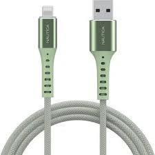 NAUTICA C65 LİGHTNİNG TO USB-A CABLE FAST CHARGE 4 FT 1.2 M İPHONE İPAD İPOD ürün görseli 1