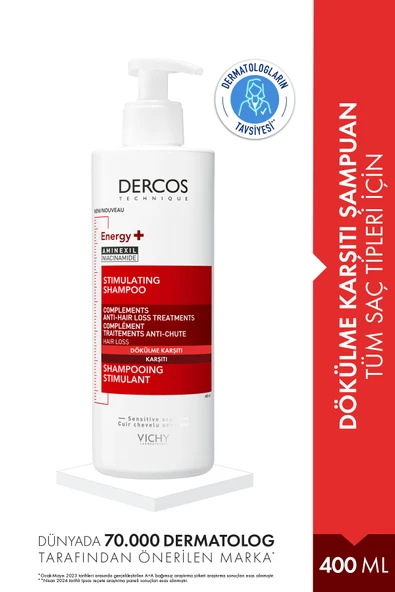 Dercos Energy+ Dökülme Karşıtı Şampuan 400 ml ürün görseli 1