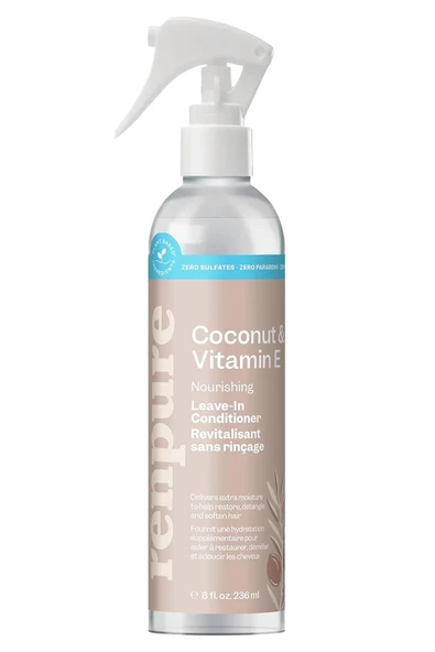 Renpure Hindistan Cevizi ve Vitamin E Besleyici Durulanmayan Sprey Saç Kremi 236ML ürün görseli 1