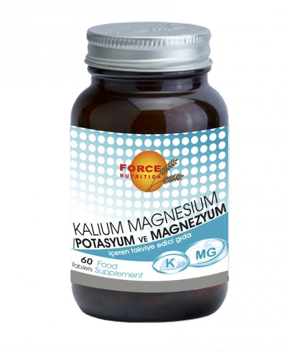 Force Nutrition Potasyum Magnesyum 60 Tablet ürün görseli 1