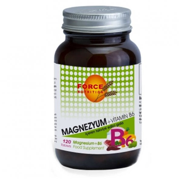 Force Nutrition Magnesium B6 120 Tablet ürün görseli 1
