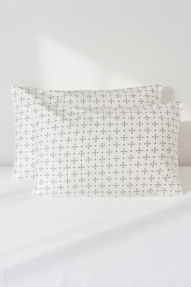 Mix & Match | Nova | %100 Pamuk 2’li Yastık Kılıfı Seti (50x 70 cm) ürün görseli 1