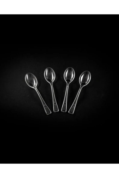 Kristal Plastik, Mini Kaşık 250 Adet (1 PAKET) ürün görseli 1