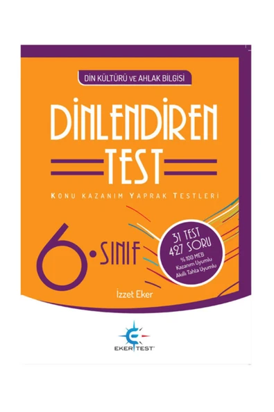 6 Sınıf Din Kültürü Ahlak Bilgisi Dinlendiren Test Eker / ürün görseli 1