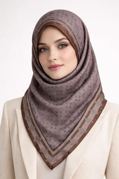 Lotus Desen Eşarp - 06104 - Resim 9