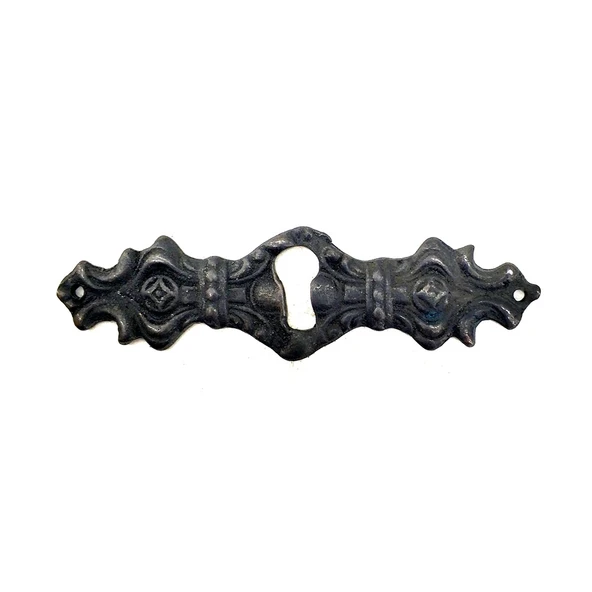 Antika Tarz Dekoratif Pirinç Anahtar Ağızlığı -  28x104mm, Oksit ürün görseli 1