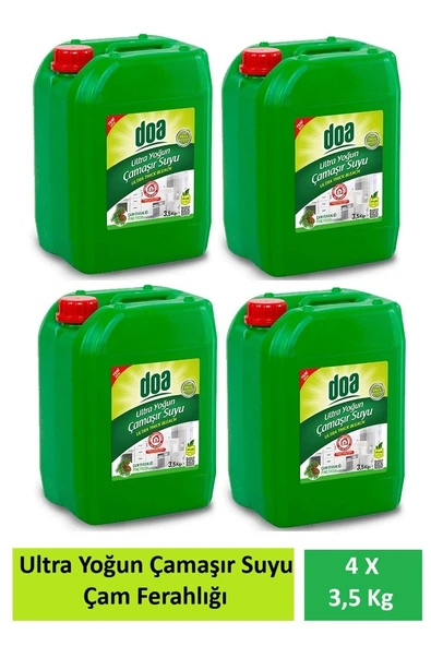 Doa Ultra Çamaşır Suyu Çam Ferahlığı 4 x 3.5 Kg ürün görseli 1