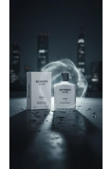Gabrini Richmen Silver Edt For Man 100 ml - Resim 2