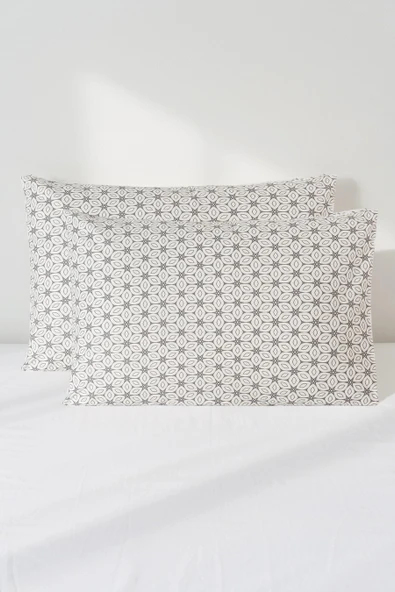 Mix & Match | Bloom | %100 Pamuk 2’li Yastık Kılıfı Seti (50x70 cm) ürün görseli 1
