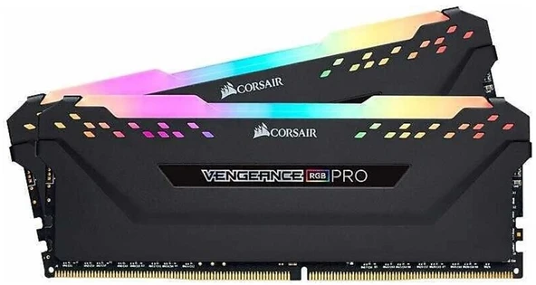 Corsair Vengeance RGB PRO 16GB 2x8GB DDR4 3200MHz CL16 Black CMW16GX4M2E3200C16