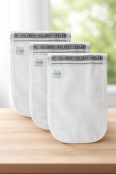 3 lü Set Doğal Hamam Kesesi ürün görseli 1