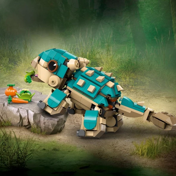 ® Jurassic World Yavru Bumpy: Ankylosaurus - Resim 7