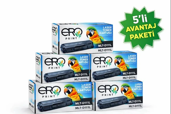 Samsung Xpress M2078w Çipli Muadil Toner - 1500 Sayfalık - 5'li Avantaj Paket ürün görseli 1