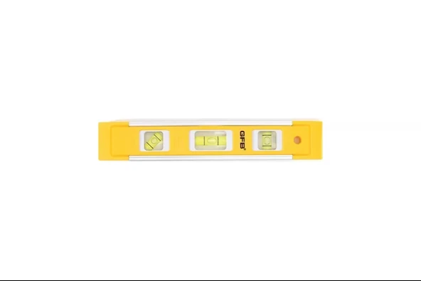 Gfb 5536 Profesyonel Mini Mıknatıslı Su Terazisi Sarı 23 Cm ürün görseli 1