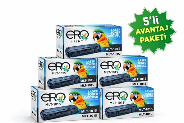 Samsung SCX-3400 / 3400F Çipli Muadil Toner - 1500 Sayfalık - 5'li Avantaj Paket ürün görseli 1