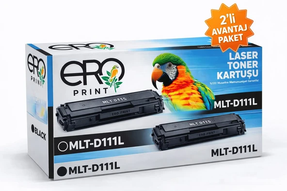 Samsung Xpress M2078w Çipli Muadil Toner - 1500 Sayfalık - 2'li Avantaj Paket ürün görseli 1