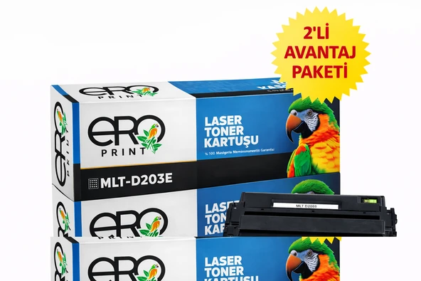 Samsung MLT-D203E Muadil Toner - 10000 Sayfalık - 2'li Avantaj Paket ürün görseli 1