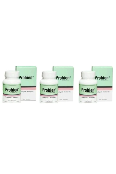 Probien Probiyotik Prebiyotik 30 Kapsül 3'Lü PAKET (SKT:07/2028) ürün görseli 1