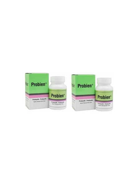 Probien Probiyotik Prebiyotik 30 Kapsül 2'Li PAKET (SKT:07/2028) ürün görseli 1