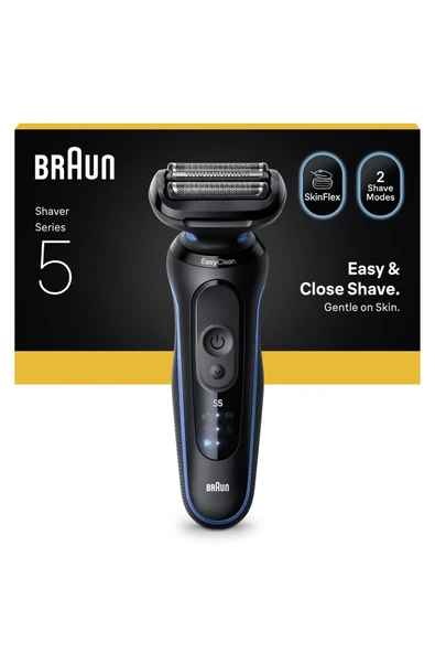 Braun Series 5 Elektrikli Tıraş Makinesi, Islak ve Kuru, 52-B1000S ürün görseli 1