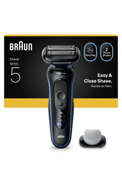 Braun Series 5 Elektrikli Tıraş Makinesi, Islak ve Kuru, Vücut Başlığı, 52-B1600S ürün görseli 1