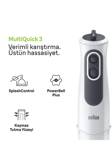 Braun Multıquıck 3 El Blender Mq3105wh - Resim 7
