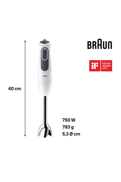 Braun Multıquıck 3 El Blender Mq3105wh - Resim 2