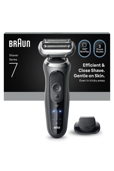 Braun Series 7 Elektrikli Tıraş Makinesi, Islak ve Kuru, Hassas Düzeltici Başlık, 72-G1200S ürün görseli 1