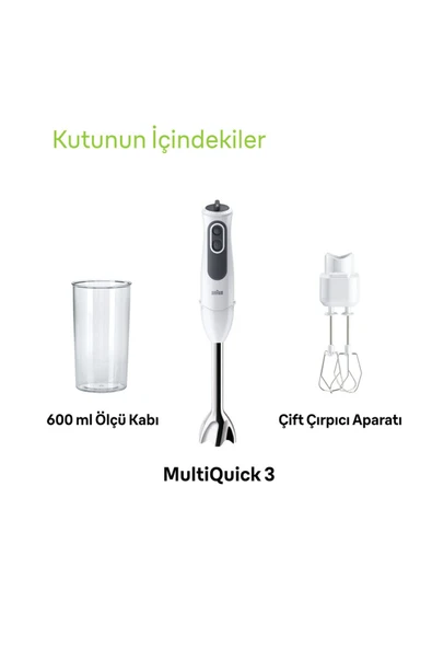 Braun Multıquıck 3 El Blender Mq3105wh - Resim 4