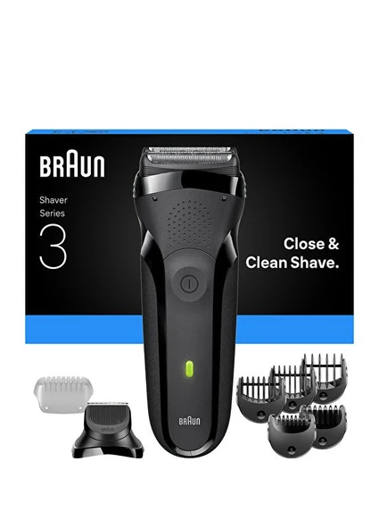 Braun Series 3 Shave Style Kuru Sakal Şekillendirici ve Tıraş Makinesi 300BT ürün görseli 1