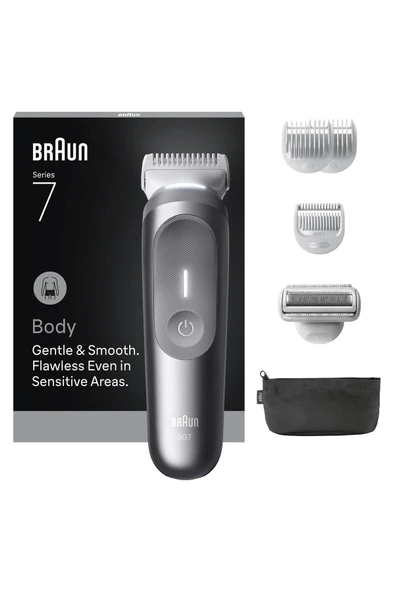 Braun Vücut Tıraş Makinesi Series 7, +6 Aksesuar, Kompakt, SmartLight, BG7550 ürün görseli 1