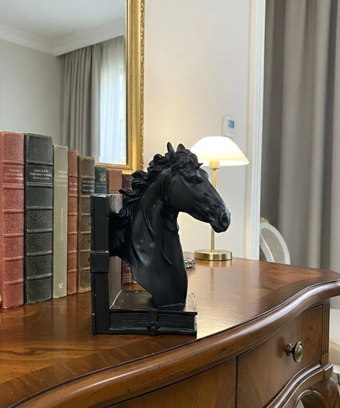 Dekoratif At Kitap Tutucu Biblo (Biblo) ürün görseli 1
