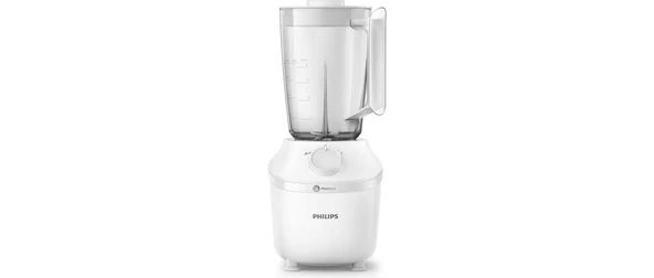 Philips 3000 Serisi Blender, ProBlend Teknolojisi, 450W, 1,9 Lt, Paslanmaz Çelik Bıçaklar, Beyaz, HR2041/00 ürün görseli 1