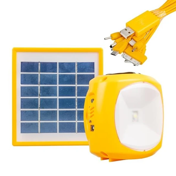 Powermaster Şarjlı Solar Aydınlatma Seti Tek Panelli ürün görseli 1