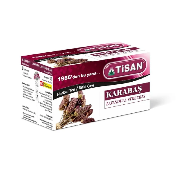 Tisan Karabaş Çayı 1,30 Gr x 20 Süzen Poşet ürün görseli 1