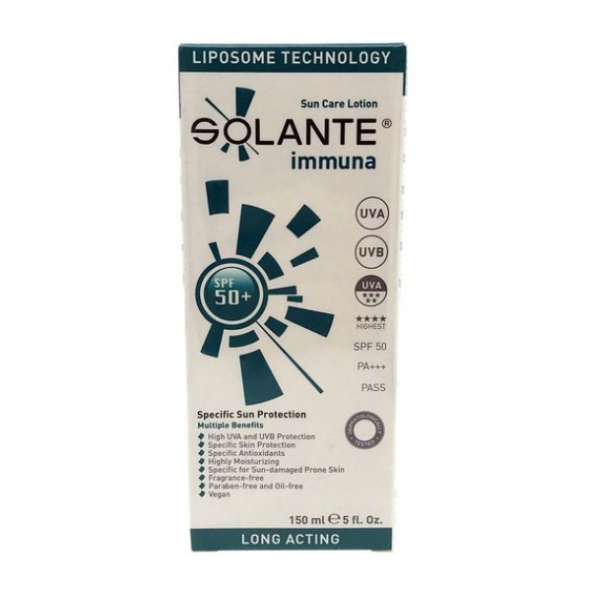 Solante Immuna SPF50 Losyon 150 ml ürün görseli 1