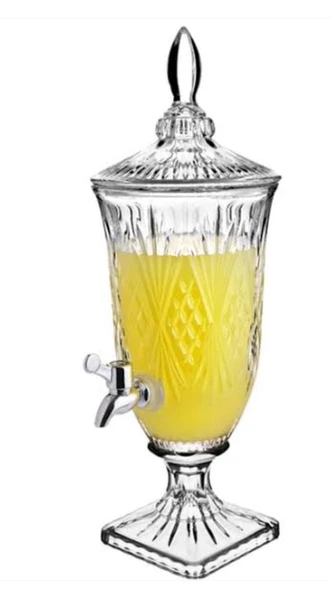 Cam Sebil, Şerbetlik, Limonatalık, Yağdanlık 2 Litre ürün görseli 1