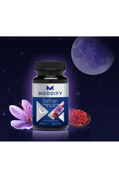 MOODİFY Safran - 5 Htp - Valerin Vitamin B6 30 Kapsül ürün görseli 1